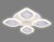 Потолочная светодиодная люстра Ambrella light FA280  фото, kupilegko.ru
