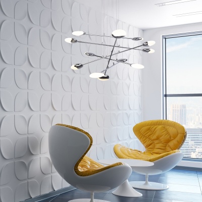 Подвесная светодиодная люстра Gerhort G61295/12CR  фото, kupilegko.ru