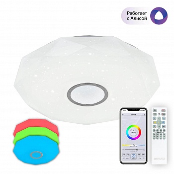Потолочный светодиодный светильник Citilux Диамант Смарт CL713A80G  фото, kupilegko.ru