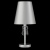 Фото Настольные лампы Crystal Lux Настольная лампа Crystal Lux Renata LG1 Silver фото, kupilegko.ru