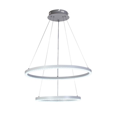 Подвесная светодиодная люстра Profit Light 6037/2 WHT  фото, kupilegko.ru