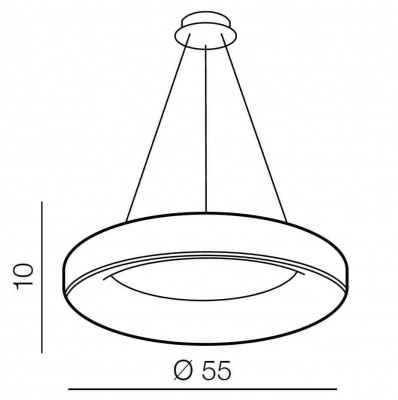 Подвесной светильник Azzardo Sovana Pendant 55 CCT AZ2727  фото, kupilegko.ru