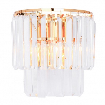 Настенный светильник Zumaline Amedeo 17106/2W-GLD  фото, kupilegko.ru