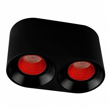 Накладной светильник Denkirs DK3096-BK+RD  фото, kupilegko.ru