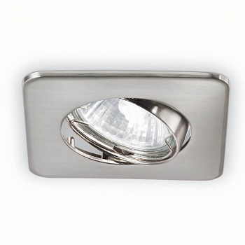 Встраиваемый светильник Ideal Lux Lounge Nickel 138992  фото, kupilegko.ru