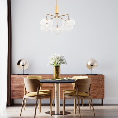 Подвесная люстра Gerhort G31124/5GD CL  фото, kupilegko.ru