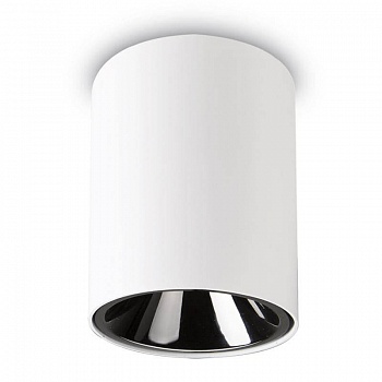 Потолочный светодиодный светильник Ideal Lux Nitro 10W Round Bianco 205991  фото, kupilegko.ru