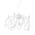 Подвесная люстра Ideal Lux Multiflex SP8 Bianco 141893  фото, kupilegko.ru