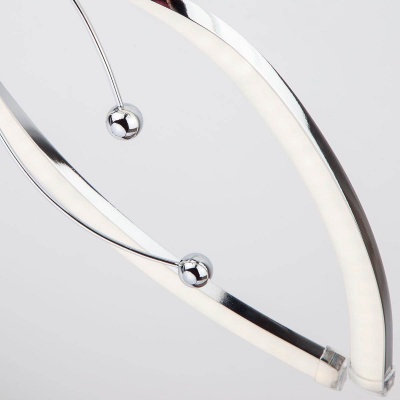 Потолочная светодиодная люстра Eurosvet 90056/5 хром  фото, kupilegko.ru