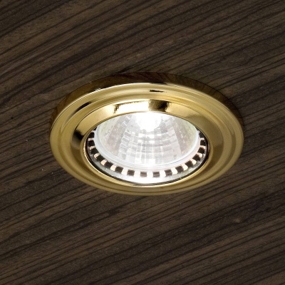 Встраиваемый светильник Masiero VE 865 gold  фото, kupilegko.ru