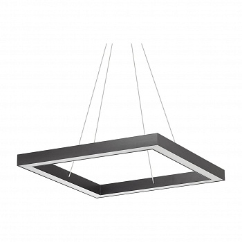 Подвесной светодиодный светильник Ideal Lux Oracle D60 Square Nero 245690  фото, kupilegko.ru
