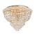 Потолочная люстра Ideal Lux Dubai PL24 Ottone 243498  фото, kupilegko.ru