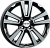 Литые колесные диски Carwel Берг 239 (Vesta SW Cross) 6.5x17 4x100 ET43 D60.1 Чёрный глянцевый с полированной лицевой частью (029162)  фото, kupilegko.ru