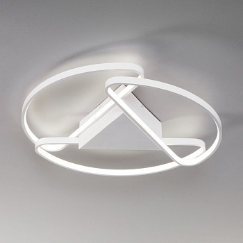 Потолочный светодиодный светильник Eurosvet Kristo 90232/3 белый  фото, kupilegko.ru