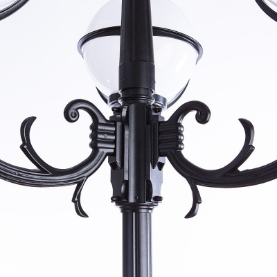 Столб фонарный уличный Arte Lamp MONACO A1497PA-4BK  фото, kupilegko.ru
