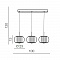 Подвесной светильник Azzardo Rego 3 line AZ2453