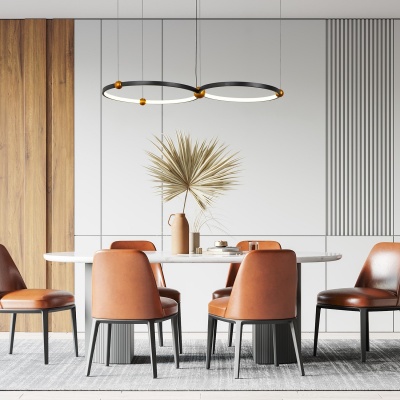 Подвесная светодиодная люстра Gerhort G61354/2B BK  фото, kupilegko.ru