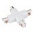 Коннектор X-образный Arlight LGD-4TR-Con-X-WH 026142  фото, kupilegko.ru