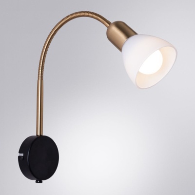 Бра, светильник настенный накладной Arte Lamp A3116AP-1BK  фото, kupilegko.ru