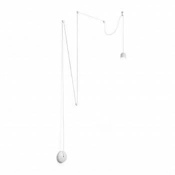 Подвесной светодиодный светильник Ideal Lux Tall SP1 Small Bianco 196794  фото, kupilegko.ru