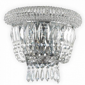 Настенный светильник Ideal Lux Dubai AP2 Cromo 207155  фото, kupilegko.ru