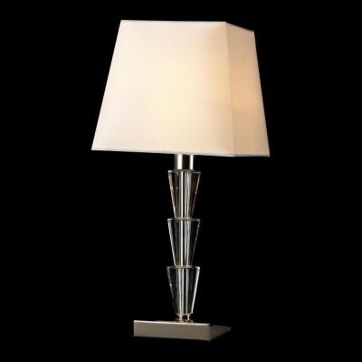 Настольная лампа Crystal Lux Marsela LG1 Nickel  фото, kupilegko.ru
