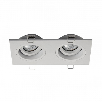 Встраиваемый светильник Zumaline Chuck dl2 square 20068-WH (встраиваемые)  фото, kupilegko.ru