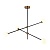 Подвесная люстра Gerhort G31108/4BK+GD WT  фото, kupilegko.ru