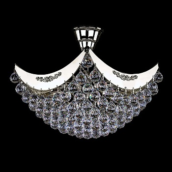 Потолочный светильник Artglass Fiona II. Nickel CE  фото, kupilegko.ru