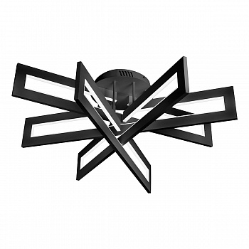 Потолочный светодиодный светильник iLedex Stalker 9082-R800-X 128W BK  фото, kupilegko.ru