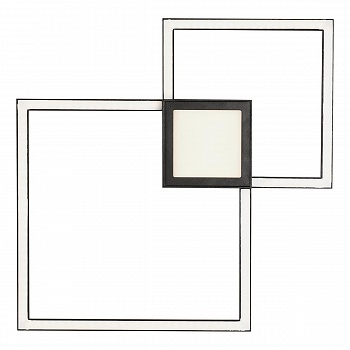 Настенно-потолочный светодиодный светильник iLedex Galaxy X046424 24W 3000K BK  фото, kupilegko.ru