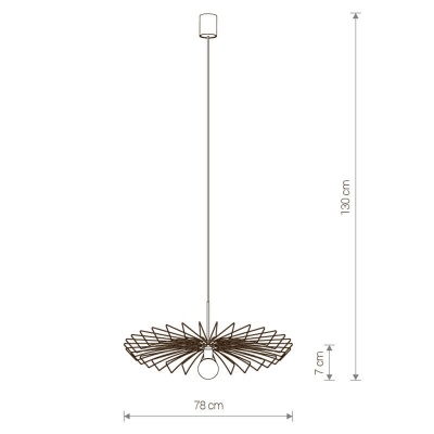 Подвесной светильник Nowodvorski Umbrella 8873  фото, kupilegko.ru