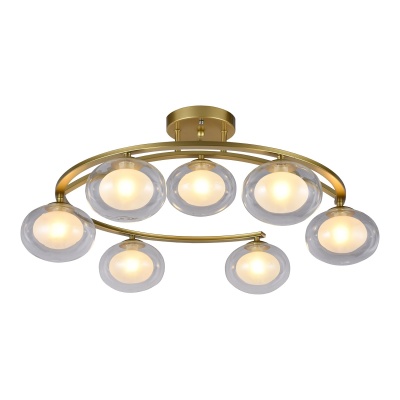 Потолочная люстра Gerhort G31117/7GD CL+WT  фото, kupilegko.ru