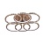 Потолочная светодиодная люстра Gerhort G61312/6GD  фото, kupilegko.ru