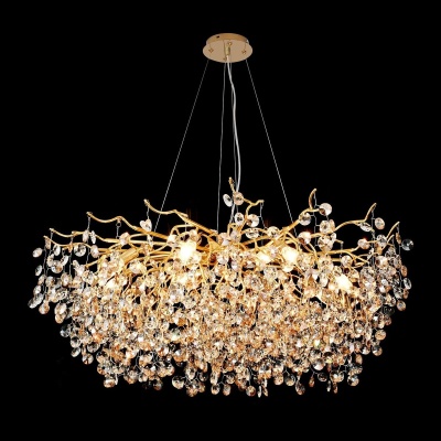 Подвесная люстра Gerhort G31327/10C GD+CL+TEA  фото, kupilegko.ru