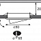Встраиваемый светодиодный светильник Paulmann Promo 92957 (встраиваемые)