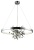 Фото Люстра Люстра подвесная Crystal Lux Подвесная люстра Crystal Lux GARDEN SPLED+4 D800 CHROME фото, kupilegko.ru