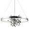Подвесная люстра Crystal Lux GARDEN SPLED+4 D800 CHROME  фото, kupilegko.ru