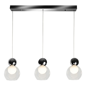 Подвесной светодиодный светильник iLedex Blossom C4476-3L CR  фото, kupilegko.ru