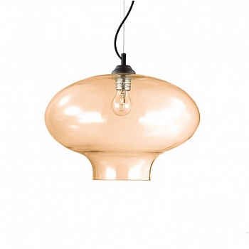 Подвесной светильник Ideal Lux Bistro SP1 Round Ambra 163772  фото, kupilegko.ru