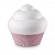 Настольная лампа Ideal Lux Cupcake Tl1 Big Rosa 194448  фото, kupilegko.ru