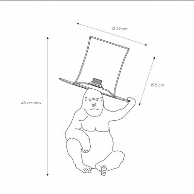 Настольная лампа Lucide Extravaganza Gust 10503/81/30  фото, kupilegko.ru