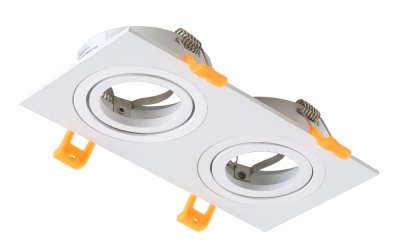 Встраиваемый светильник Crystal Lux CLT 002С2 WH (встраиваемые)  фото, kupilegko.ru