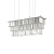 Подвесная люстра Ideal Lux Martinez SP6 Cromo 166322  фото, kupilegko.ru