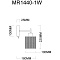 Бра, светильник настенный накладной MyFar MR1440-1W  фото, kupilegko.ru