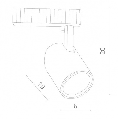 Трековые светильники Arte Lamp Track Lights A3607PL-1WH  фото, kupilegko.ru
