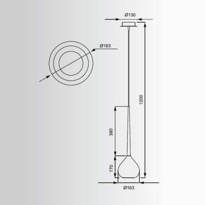 Подвесной светильник Zumaline Libra MD2128-1W  фото, kupilegko.ru