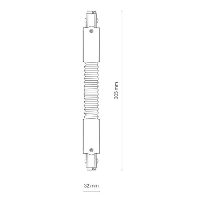 Коннектор гибкий Nowodvorski Ctls Power 8700  фото, kupilegko.ru