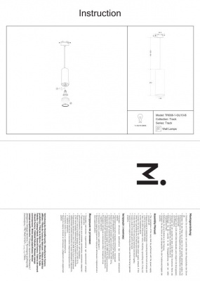 Трековые светильники Maytoni Track TR008-1-GU10-B  фото, kupilegko.ru