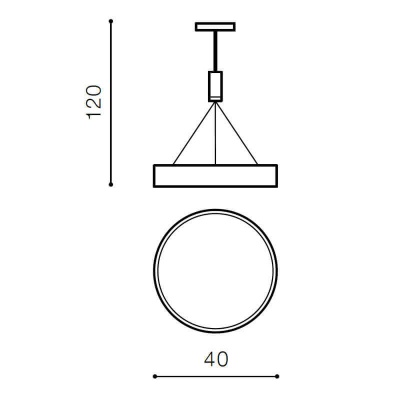 Подвесной светильник Azzardo Monza R pendant 40 AZ2276  фото, kupilegko.ru